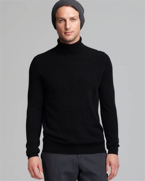 metallic designer turtleneck for men.